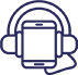 Device and headphone icon for Gamma Game audio support feature